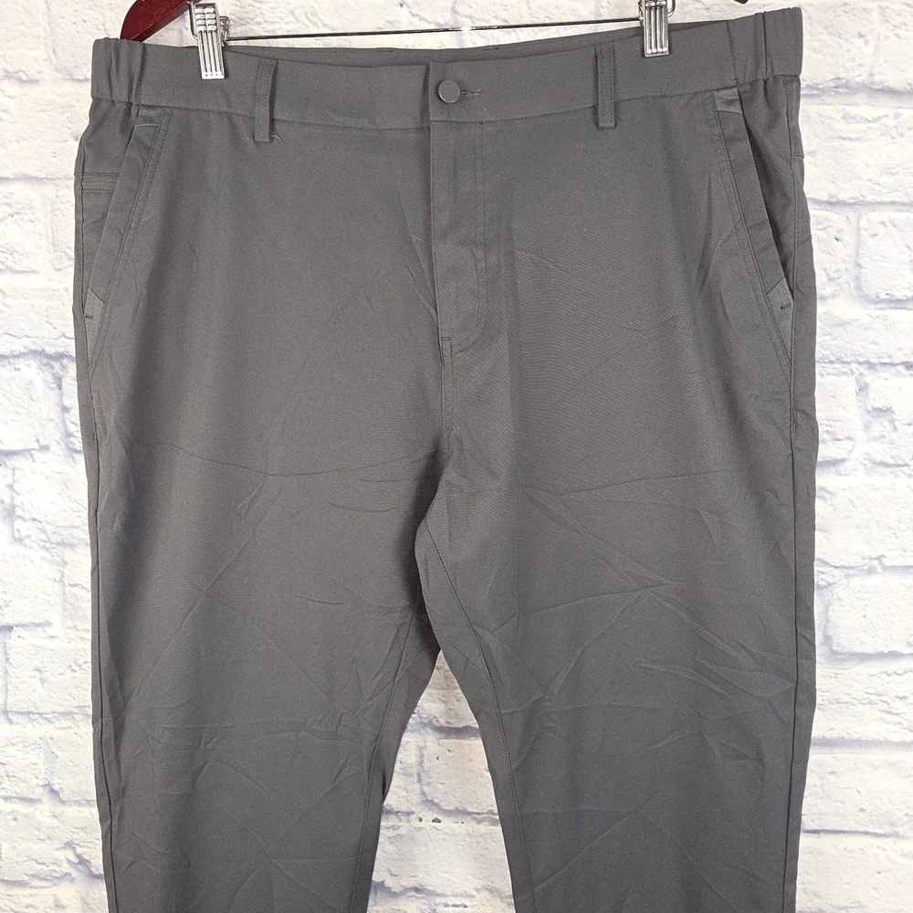 Jack Archer Men Jetsetter Pants Charcoal Gray Performance Tech Chino Size 38X29